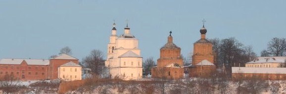 Вид Рыльского Свято-Николаевского монастыря