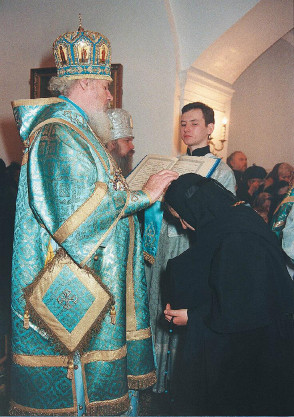 Возведение Матушки Феофании в сан игумении. 4 апреля 1998 года