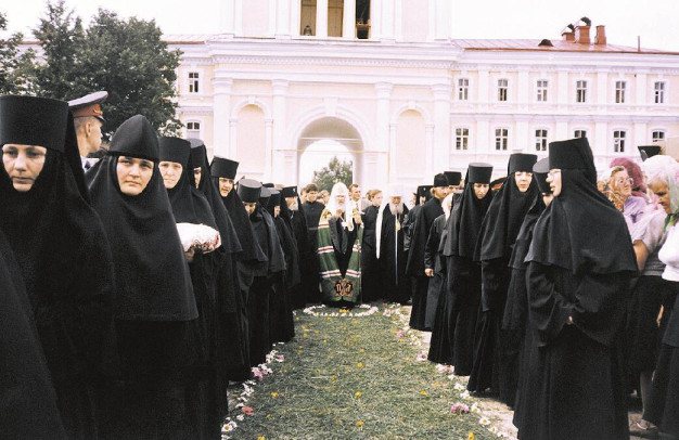 Встреча Патриарха Алексия II в Дивеево