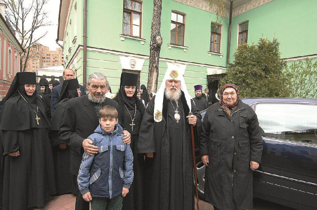 Последний визит Святейшего Патриарха Алексия II в Покровскую обитель. 8 марта 2008 года.